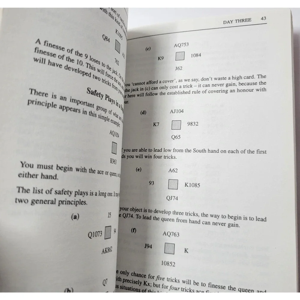 Learn Bridge In Five Days Terence Reese Card Game‎ Instruction Paperback Book